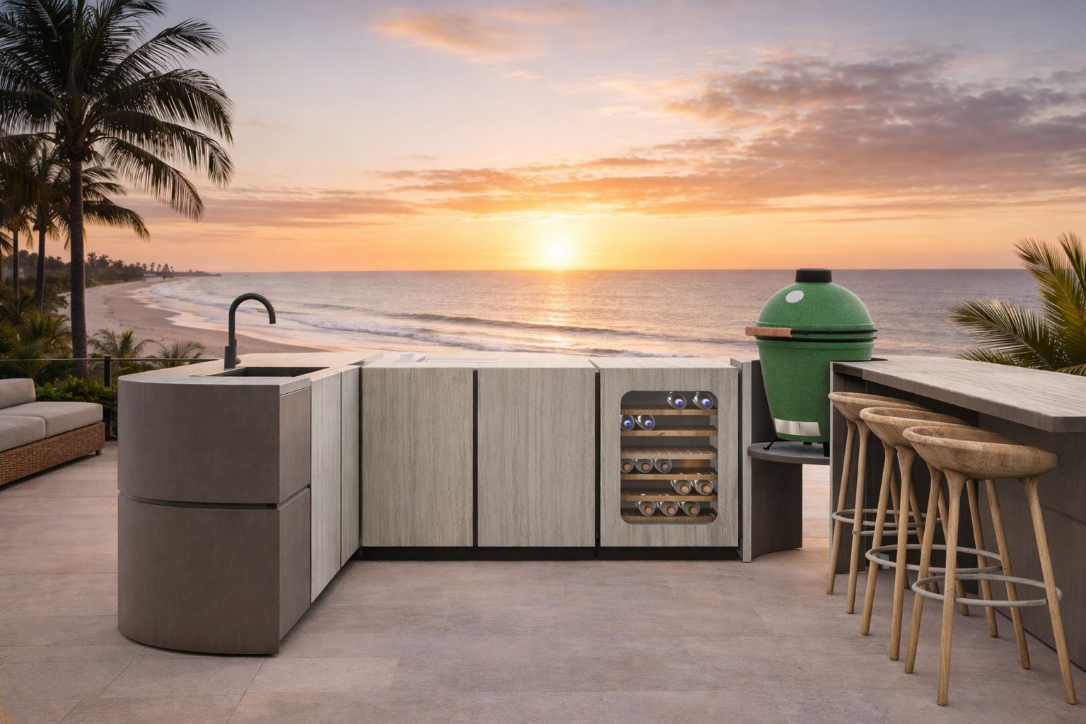 BEACH WITH BAR